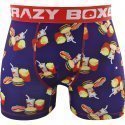 Boxer Homme BM4ASS31 Bleu et Rouge