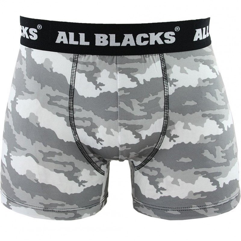 Boxer Homme BMCAMASS1 Blanc et Gris