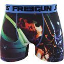 FREEGUN Boxer Homme Microfibre DOR Noir Bleu STAR WARS