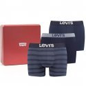 LEVI'S Coffret de 3 Boxers Homme Coton GIFTBOX Denim Combo