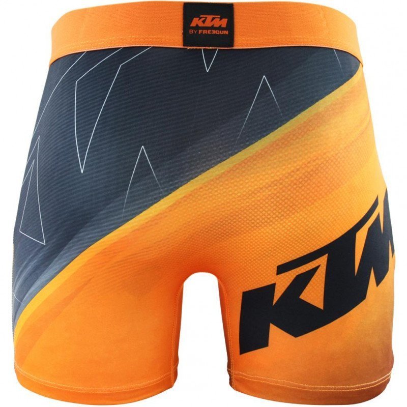 KTM Boxer Homme Microfibre ABS Orange Noir