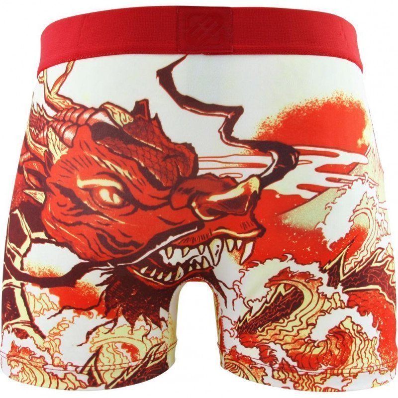Boxer Homme DRA Rouge et Blanc