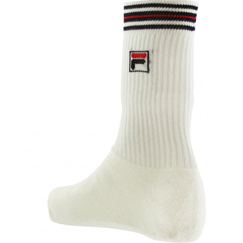 Chaussettes Homme VINTAGE Blanc et Uni