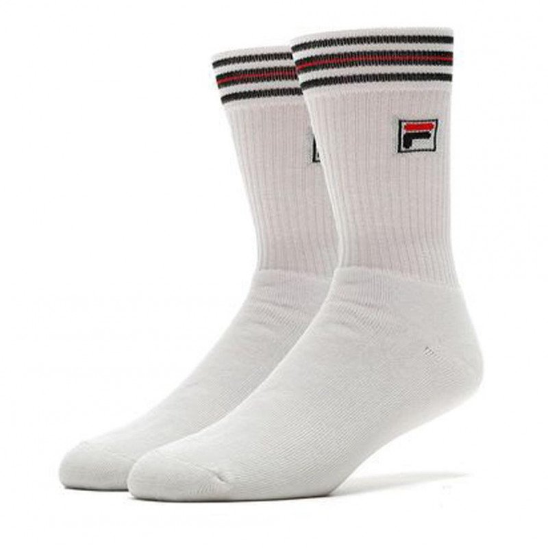 Chaussettes Homme VINTAGE Blanc et Uni