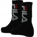 LOT DE 2 Chaussettes Chaussettes Mixte HUGH Noir et Uni