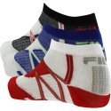 LOT DE 3 Socquettes Chaussettes Enfant SOC Rouge et Bleu