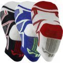 LOT DE 3 Socquettes Chaussettes Enfant SOC Rouge et Bleu