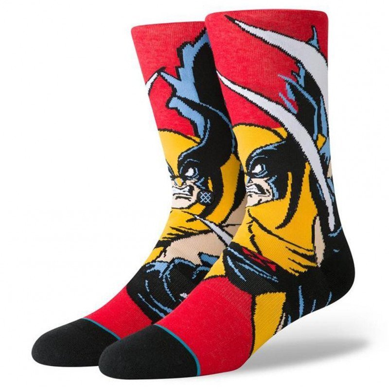 STANCE Chaussettes Homme Microcoton XMENWOLVERINE Multicolore MARVEL