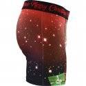 DANDY Boxer Homme Microfibre SANTA TCHIN Rouge Noir