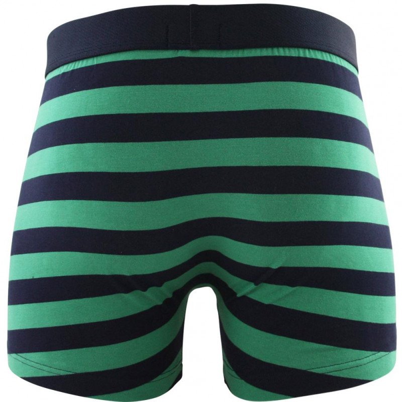 EDEN PARK Boxer Homme Coton ISLAND Marine Vert