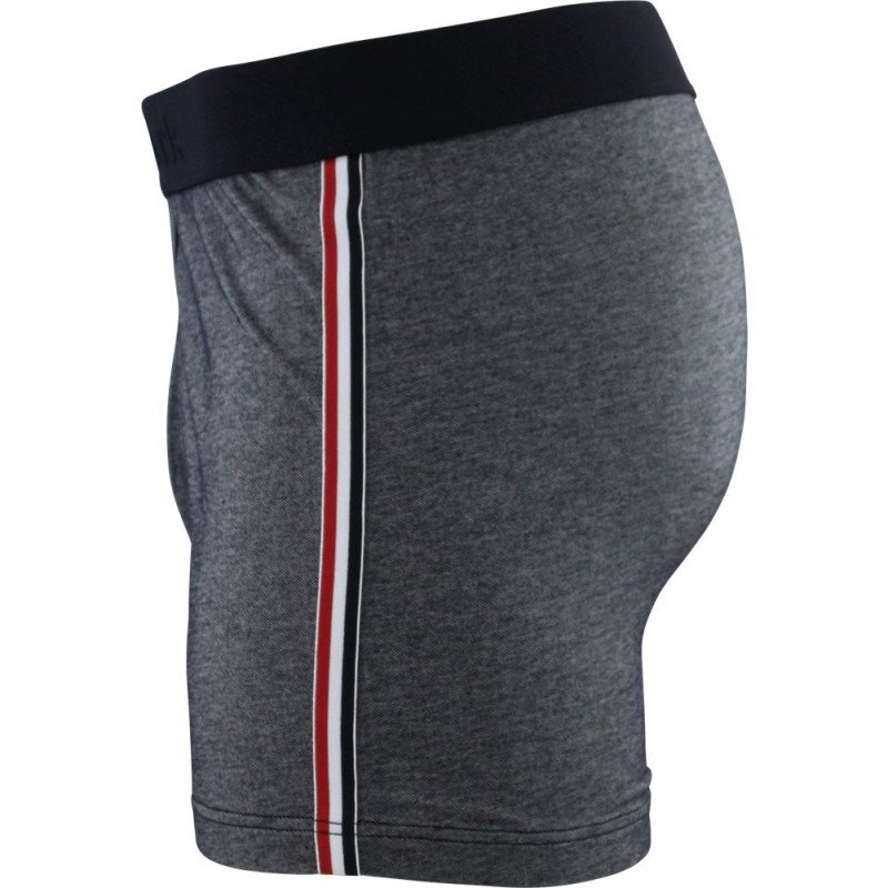 EDEN PARK Boxer Homme Micro Coton FINEBANDE Gris Marine