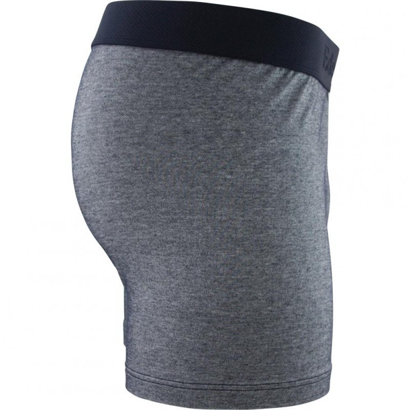 EDEN PARK Boxer Homme Micro Coton FINEBANDE Gris Marine