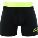 EDEN PARK Boxer Homme Coton FLASHY Noir Jaune