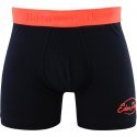 EDEN PARK Boxer Homme Coton FLASHY Marine Orange