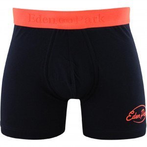 EDEN PARK Boxer Homme Coton FLASHY Marine Orange