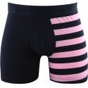 Boxer Homme HALFRAY2 Bleu et Rose