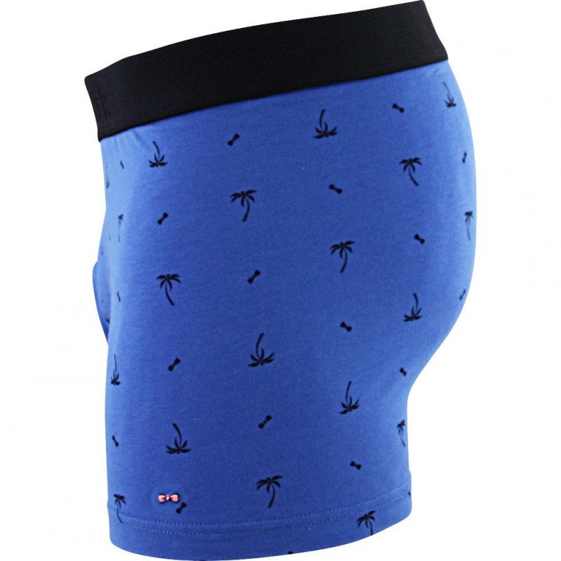 EDEN PARK Boxer Homme Coton PALMNOEUD Bleu Marine