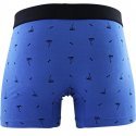 EDEN PARK Boxer Homme Coton PALMNOEUD Bleu Marine