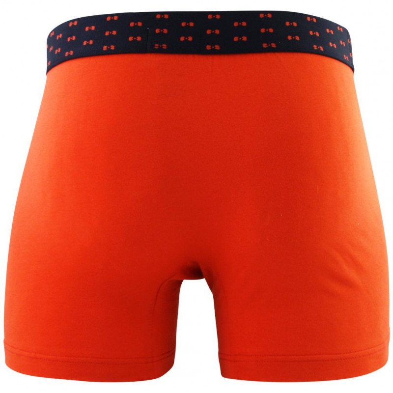 Boxer Homme TEN Orange et Marine