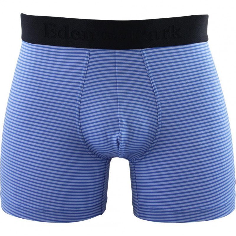 EDEN PARK Boxer Homme Microfibre ELEGANT Bleu Ciel Marine