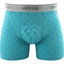 IMPETUS Boxer long Homme Lyocell STEWART Turquoise Gris