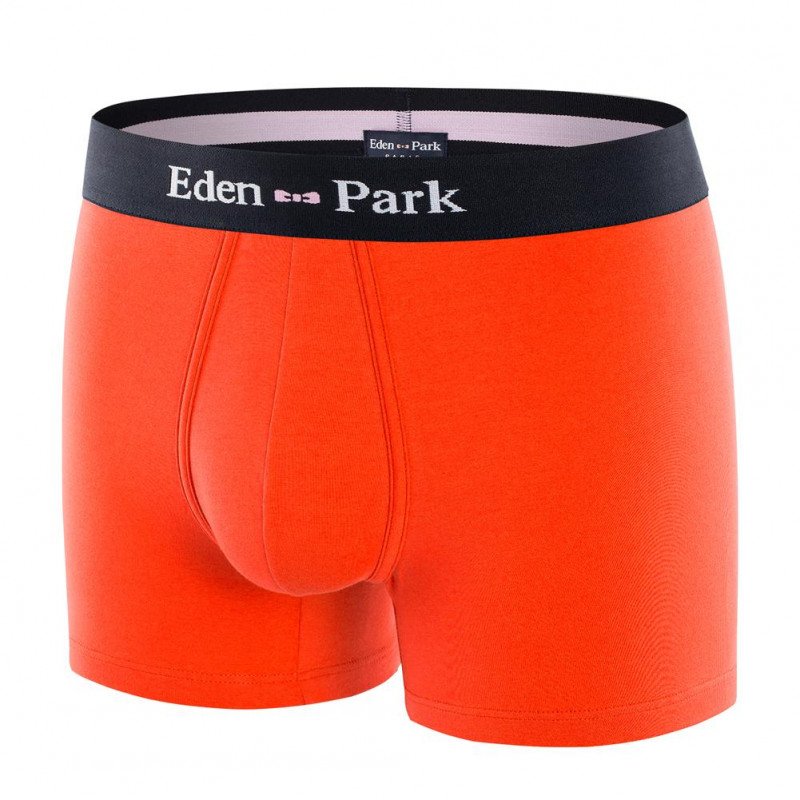 Boxer Homme ONE Orange et Marine