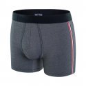 EDEN PARK Boxer Homme Micro Coton FINEBANDE Gris Marine