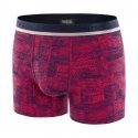 IMPETUS Boxer long Homme Coton ROGER Marine Rose