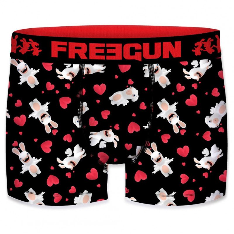 Boxer Homme FLY1 Noir et Rouge