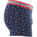 EMINENCE Boxer Homme Coton STRIKE QUILLES Marine Blanc