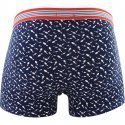 EMINENCE Boxer Homme Coton STRIKE QUILLES Marine Blanc