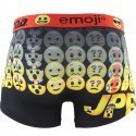 ATHENA Boxer Homme Microfibre JPP Noir Jaune EMOJI