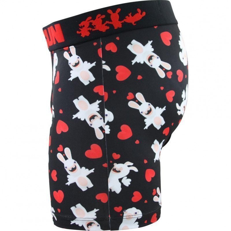 Boxer Homme FLY1 Noir et Rouge