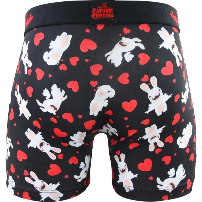 Boxer Homme FLY1 Noir et Rouge