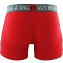 Boxer Homme BCBASS1 Rouge et Gris