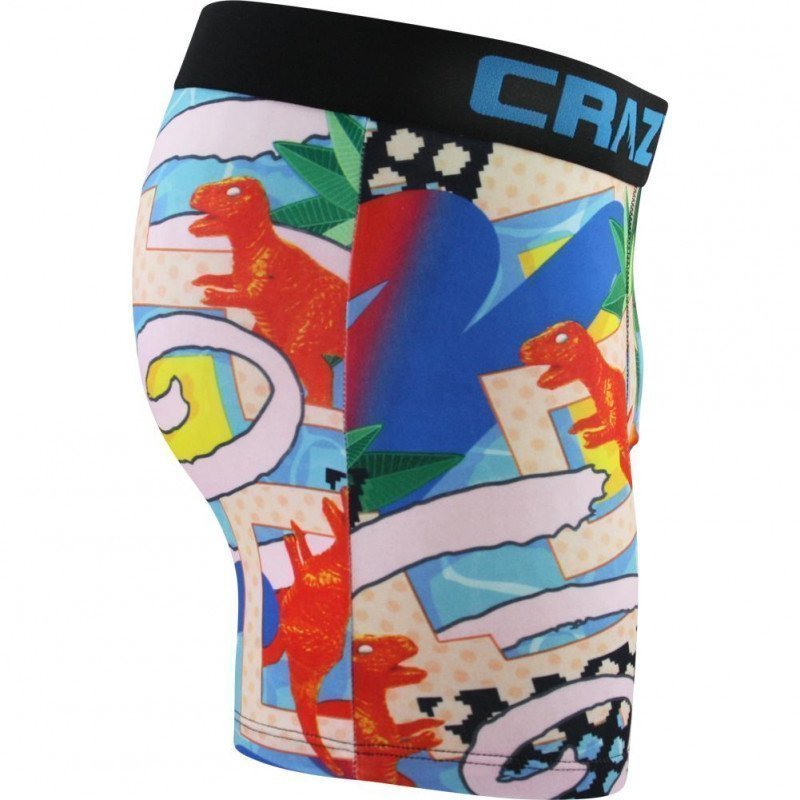 Boxer Homme DINO Bleu et Noir