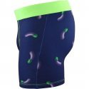 CRAZYBOXER Boxer Homme Microfibre BM4ASS35 EGGP Bleu Vert