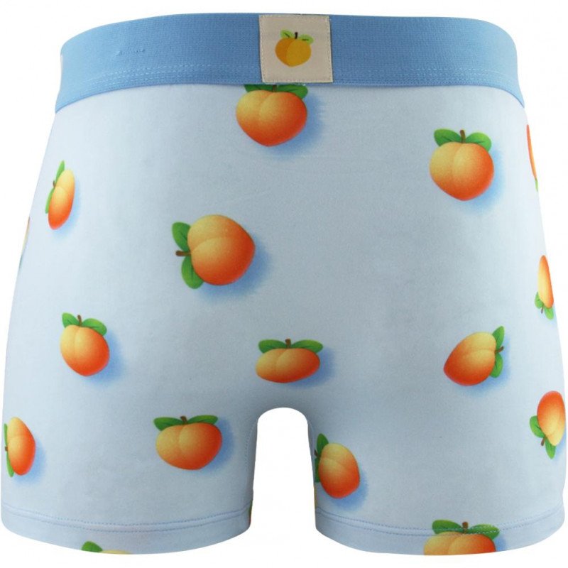 CRAZYBOXER Boxer Homme Microfibre BM4ASS35 PEAC Ciel Orange