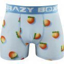 CRAZYBOXER Boxer Homme Microfibre BM4ASS35 PEAC Ciel Orange