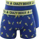 LOT DE 2 Boxer Sous-vêtements Homme ANAS Bleu et Jaune