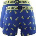 LOT DE 2 Boxer Sous-vêtements Homme ANAS Bleu et Jaune