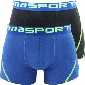 ATHENA Lot de 2 Boxers Garçon Microfibre AIR PERFORMANCE Noir Bleu