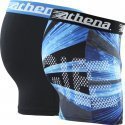 ATHENA Lot de 2 Boxers Garçon Microfibre MICRO PERF Bleu Noir