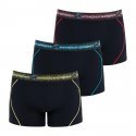 LOT DE 3 Boxer Sous-vêtements Homme TRAINING Noir et Multicolore