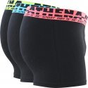 ATHENA Lot de 3 Boxers Homme Coton EASYSPORT Noir Noir Noir