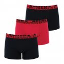 ATHENA Lot de 3 Boxers Homme Coton EASYSPORT Noir Rouge