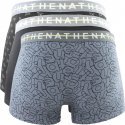 ATHENA Lot de 3 Boxers Homme Coton EASY CHIC Imprimé lettres Imprimé air plane Noir