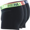 LOT DE 3 Boxer Sous-vêtements Homme ENDURANCE3 Noir et Multicolore