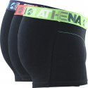 LOT DE 3 Boxer Sous-vêtements Homme ENDURANCE3 Noir et Multicolore