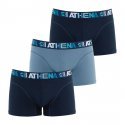 ATHENA Lot de 3 Boxers Homme Coton ENDURANCE3 Marine Gris Marine